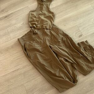 Lu Lu cargo pant outfit top and pant